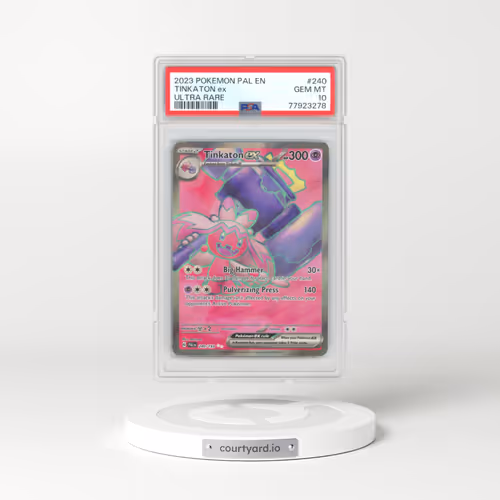 2023 Pokémon Pal EN-Paldea Evolved #240 Tinkaton EX - Holo Ultra Rare (PSA 10 GEM MINT)