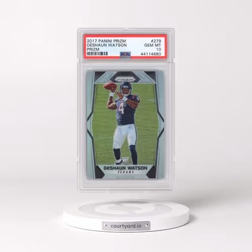 2017 Panini Prizm #279 Deshaun Watson - Prizm (PSA 10 GEM MINT)