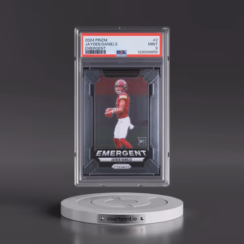 2024 Panini Prizm Emergent #2 Jayden Daniels (PSA 9 MINT)