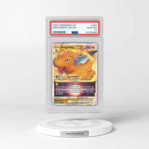 2022 Pokémon Go #050 Dragonite Vstar (PSA 10 GEM MINT)