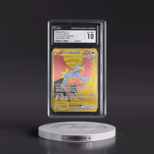 2023 Paradox Rift - PAR EN #262/182 Roaring Moon ex - Hyper Rare Holo (CGC 10 GEM MINT)