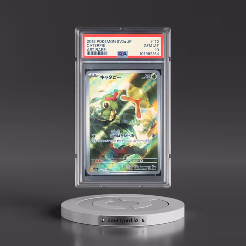 2023 Pokémon Sv2a-Pokemon 151 #172 Caterpie - Art Rare (PSA 10 GEM MINT)