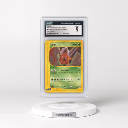 2002 Wind from the Sea #018/087 Pinsir - 1st Edition (CGC 9 MINT)