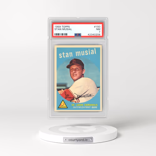 1959 Topps #150 Stan Musial (PSA 7 NM)