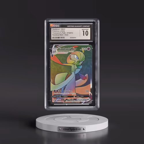 2020 Champion's Path #076/073 Gardevoir VMAX - Rainbow Rare Holo (CGC 10 GEM MINT)