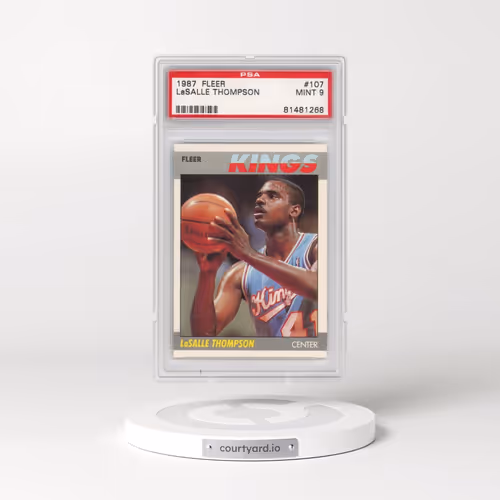 1987 Fleer #107 LaSalle Thompson (PSA 9 MINT)