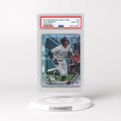 2019 Bowman Mega Box Chrome #44 Luis Robert (PSA 10 GEM MINT)