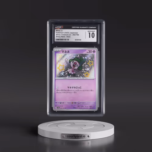 2023 Shiny Treasure ex #262/190 Mime Jr. - Shiny Rare Holo (CGC 10 GEM MINT)