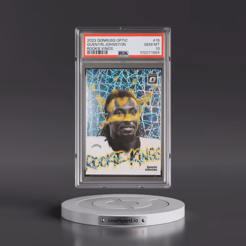 2023 Panini Donruss Optic Rookie Kings #15 Quentin Johnston (PSA 10 GEM MINT)
