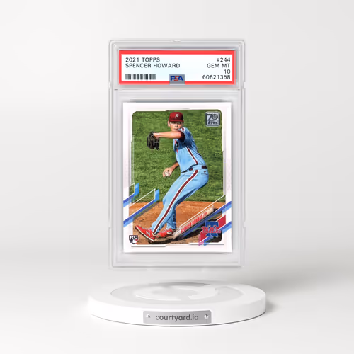 2021 Topps #244 Spencer Howard (PSA 10 GEM MINT)
