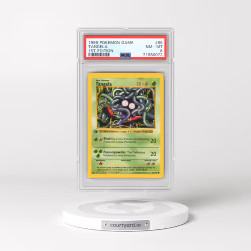 1999 Pokémon Game #66 Tangela - 1st Edition (PSA 8 NM-MT)