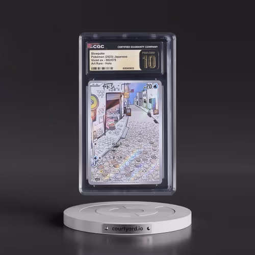 2023 Violet ex #082/078 Slowpoke - Art Rare Holo (CGC 10 PRISTINE)