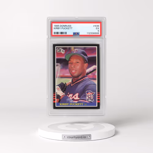 1985 Donruss #438 Kirby Puckett (PSA 5 EX)
