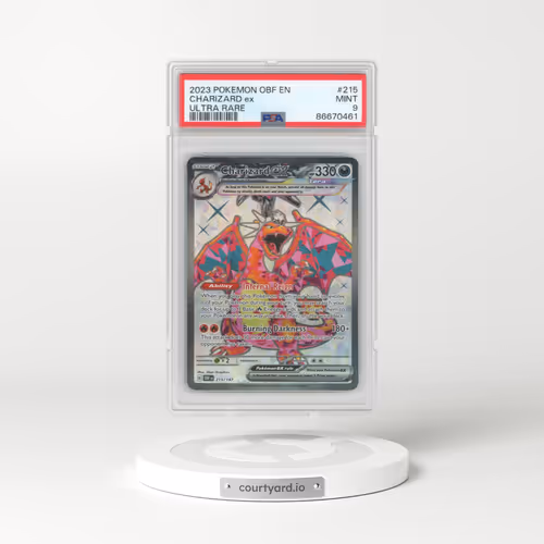 2023 Pokémon Obf EN-Obsidian Flames #215 Charizard EX - Holo Ultra Rare (PSA 9 MINT)