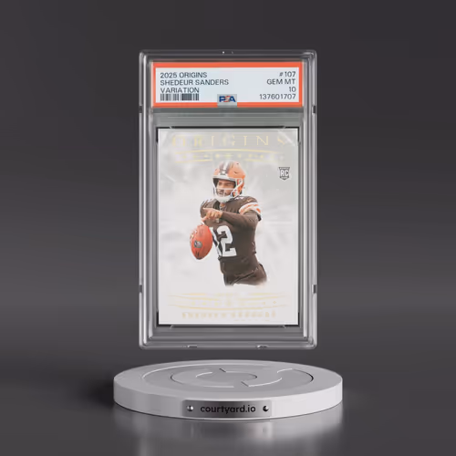 2025 Panini Origins #107 Shedeur Sanders - Variation (PSA 10 GEM MINT)