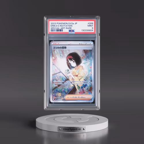 2023 Pokémon Sv2a-Pokemon 151 #206 Erika's Invitation - Special Art Rare (PSA 9 MINT)