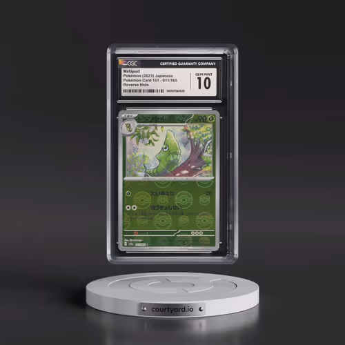 2023 Pokémon Sv2a-Pokemon 151 #011 Metapod - Reverse Holo (CGC 10 GEM MINT)