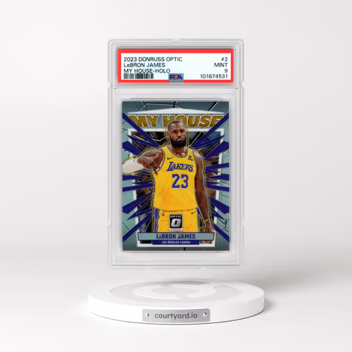 2023 Panini Donruss Optic My House #2 LeBron James - Holo (PSA 9 MINT)