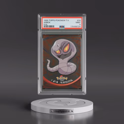 1999 Topps Pokémon TV #24 Arbok - Foil (PSA 9 MINT)