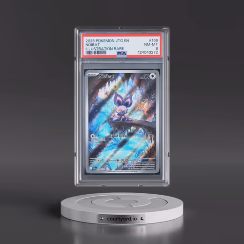 2025 Pokémon Jtg EN-Journey Together #169 Noibat - Illustration Rare (PSA 8 NM-MT)