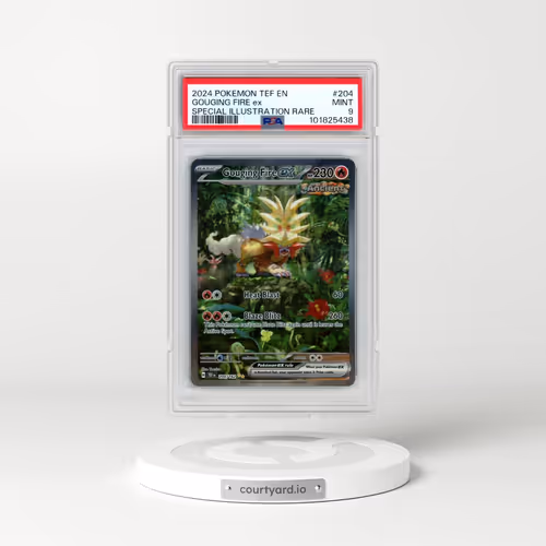 2024 Pokémon Tef EN-Temporal Forces #204 Gouging Fire EX - Holo Special Illustration Rare (PSA 9 MIN