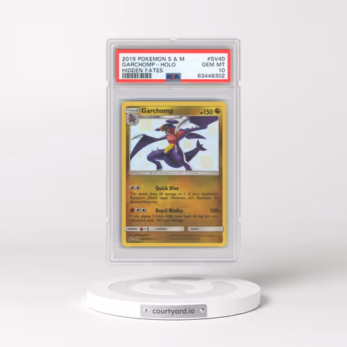 2019 Pokémon Sun & Moon Hidden Fates #SV40 Garchomp - Holo (PSA 10 GEM MINT)