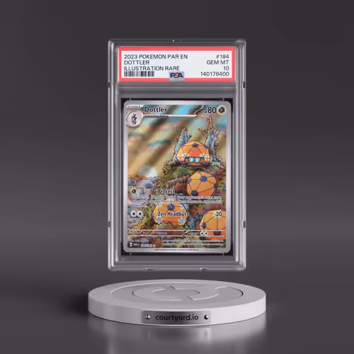 2023 Pokémon Par EN-Paradox Rift #184 Dottler - Illustration Rare (PSA 10 GEM MINT)