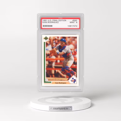 1991 Upper Deck Final Edition #55F Ivan Rodriguez (PSA 9 MINT)