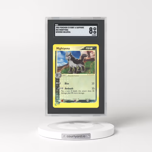 2003 EX Ruby & Sapphire #42 Mightyena - Holo (SGC 8 NM-MT)