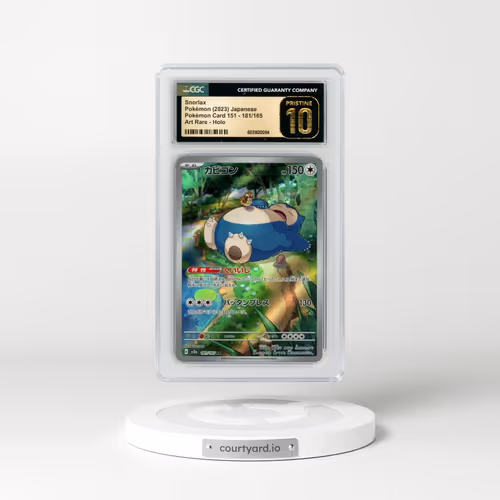 2023 Pokémon Card 151 #181/165 Snorlax - Art Rare (CGC 10 PRISTINE)