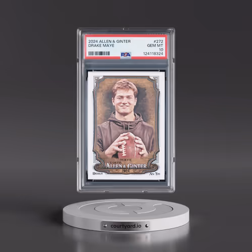 2024 Topps Allen & Ginter #272 Drake Maye (PSA 10 GEM MINT)