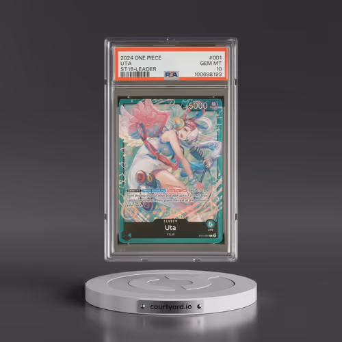 2024 One Piece Starter Deck ST16-Green Uta #001 Uta - Leader (PSA 10 GEM MINT)