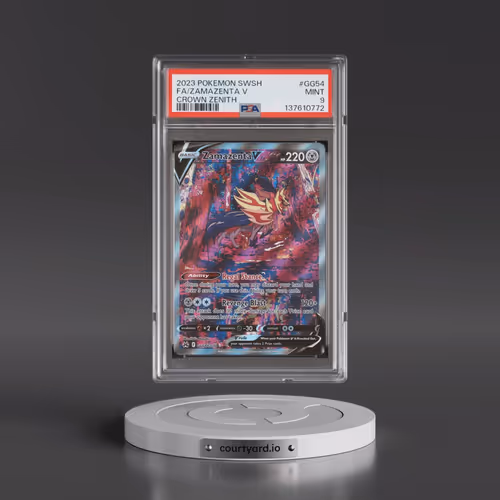 2023 Pokémon Sword and Shield Crown Zenith #GG54 Zamazenta V - Holo Full Art (PSA 9 MINT)
