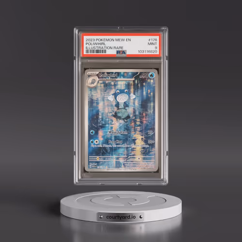 2023 Pokémon Mew EN-151 #176 Poliwhirl - Illustration Rare (PSA 9 MINT)