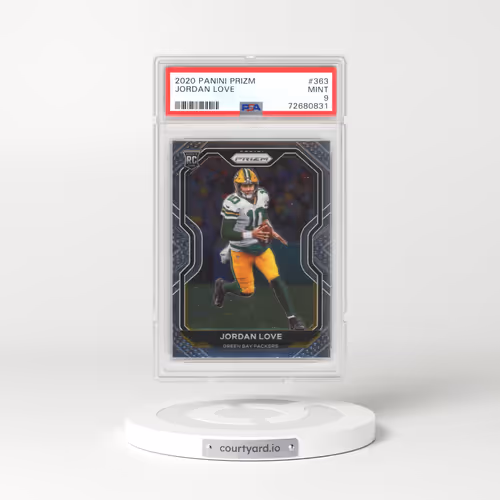 2020 Panini Prizm #363 Jordan Love (PSA 9 MINT)