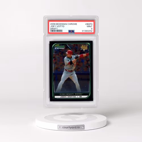 2008 Bowman Chrome Draft #BDP9 Joey Votto (PSA 9 MINT)