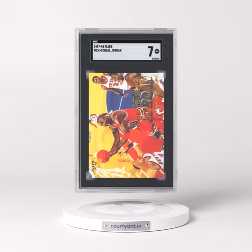 1997 Fleer #23 Michael Jordan (SGC 7 NM)