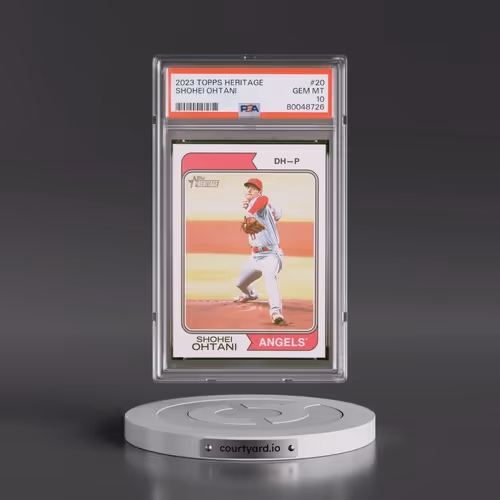 2023 Topps Heritage #20 Shohei Ohtani (PSA 10 GEM MINT)