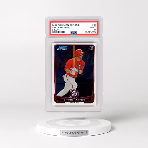 2012 Bowman Chrome Draft #10 Bryce Harper (PSA 9 MINT)