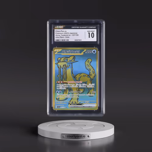 2023 Shiny Treasure ex #357/190 Chien-Pao ex - Ultra Rare Holo (CGC 10 GEM MINT)