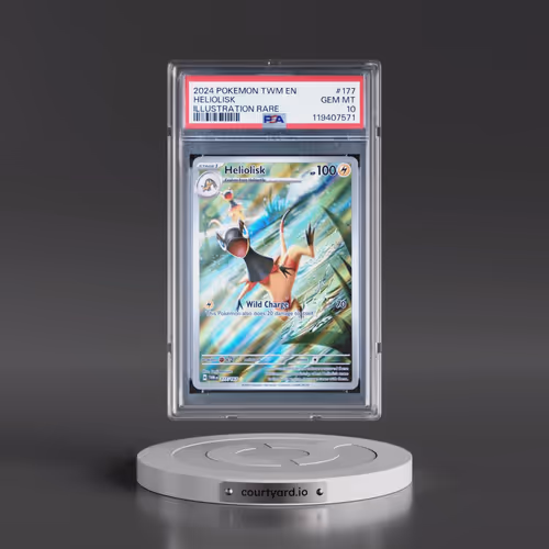 2024 Pokémon Twm EN-Twilight Masquerade #177 Heliolisk - Illustration Rare (PSA 10 GEM MINT)