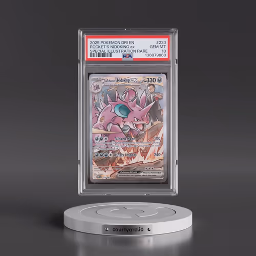 2025 Pokémon Dri EN-Destined Rivals #233 Team Rocket's Nidoking EX - Holo Special Illustration Rare