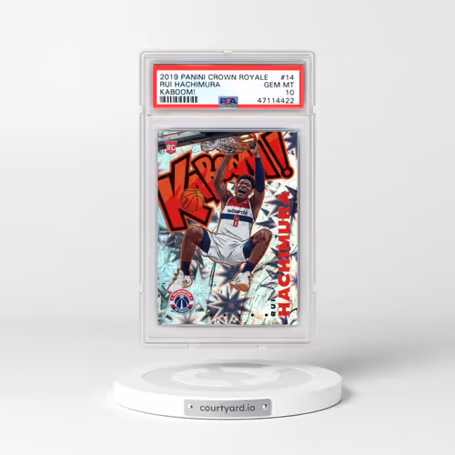 2019 Panini Crown Royale Kaboom! #14 Rui Hachimura (PSA 10 GEM MINT)