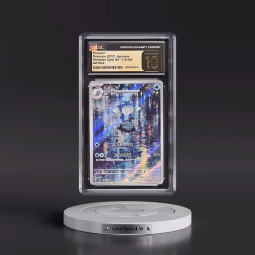 2023 Pokémon Card 151 #176/165 Poliwhirl - Art Rare Holo (CGC 10 PRISTINE)