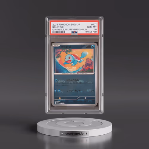 2023 Pokémon Sv2a-Pokemon 151 #007 Squirtle - Reverse Holo Master Ball (PSA 10 GEM MINT)