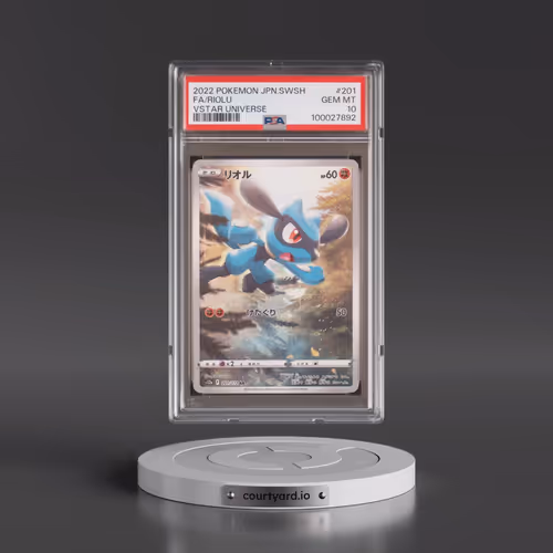 2022 Pokémon Sword & Shield Vstar Universe #201 Riolu - Full Art (PSA 10 GEM MINT)