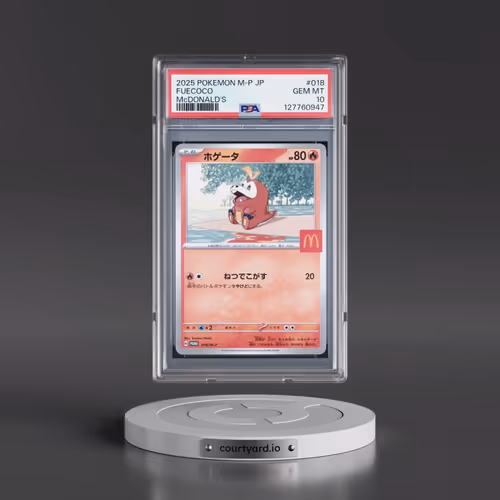 2025 Pokémon M-P Promo #018 Fuecoco - McDonald's (PSA 10 GEM MINT)
