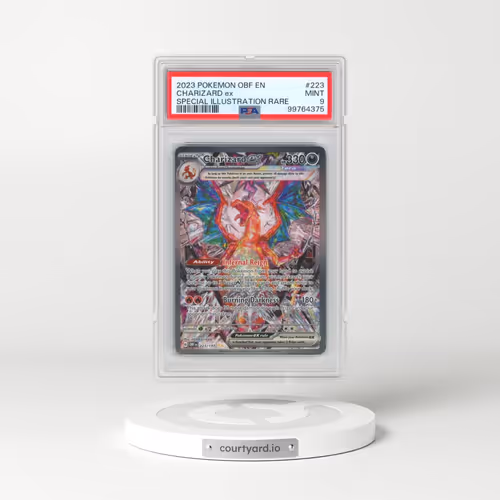 2023 Pokémon Obf EN-Obsidian Flames #223 Charizard EX - Holo Special Illustration Rare (PSA 9 MINT)