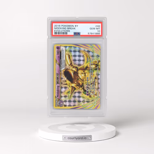 2016 Pokémon XY Evolutions #46 Nidoking Break (PSA 10 GEM MINT)