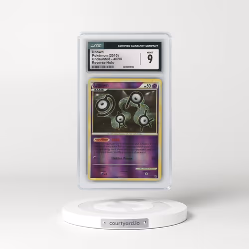 2010 Undaunted #40/90 Unown - Reverse Holo (CGC 9 MINT)
